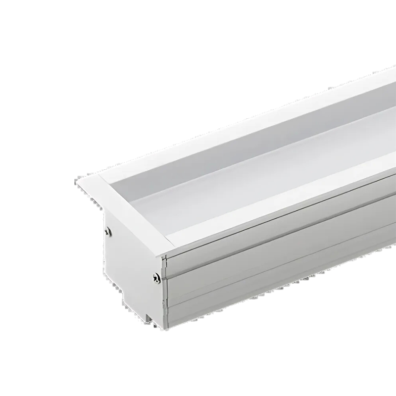 PERFIL DE ALUMÍNIO BARRA COM 2 METROS EMBUTIR 22x6x12MM BRANCO